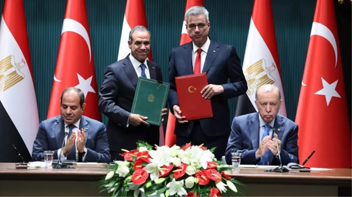 Beştepe’de Erdoğan-Sisi zirvesi! 2 ülke arasında 17 anlaşma imzalandı