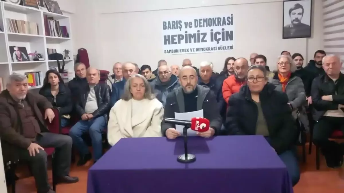 Samsun Emek ve Demokrasi Güçleri’nden Barış Süreci Çağrısı